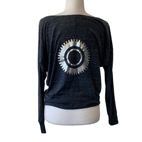 Bella Canvas Pullover Top Bat Wing Heather Gray SZ S - Picture 4 of 14